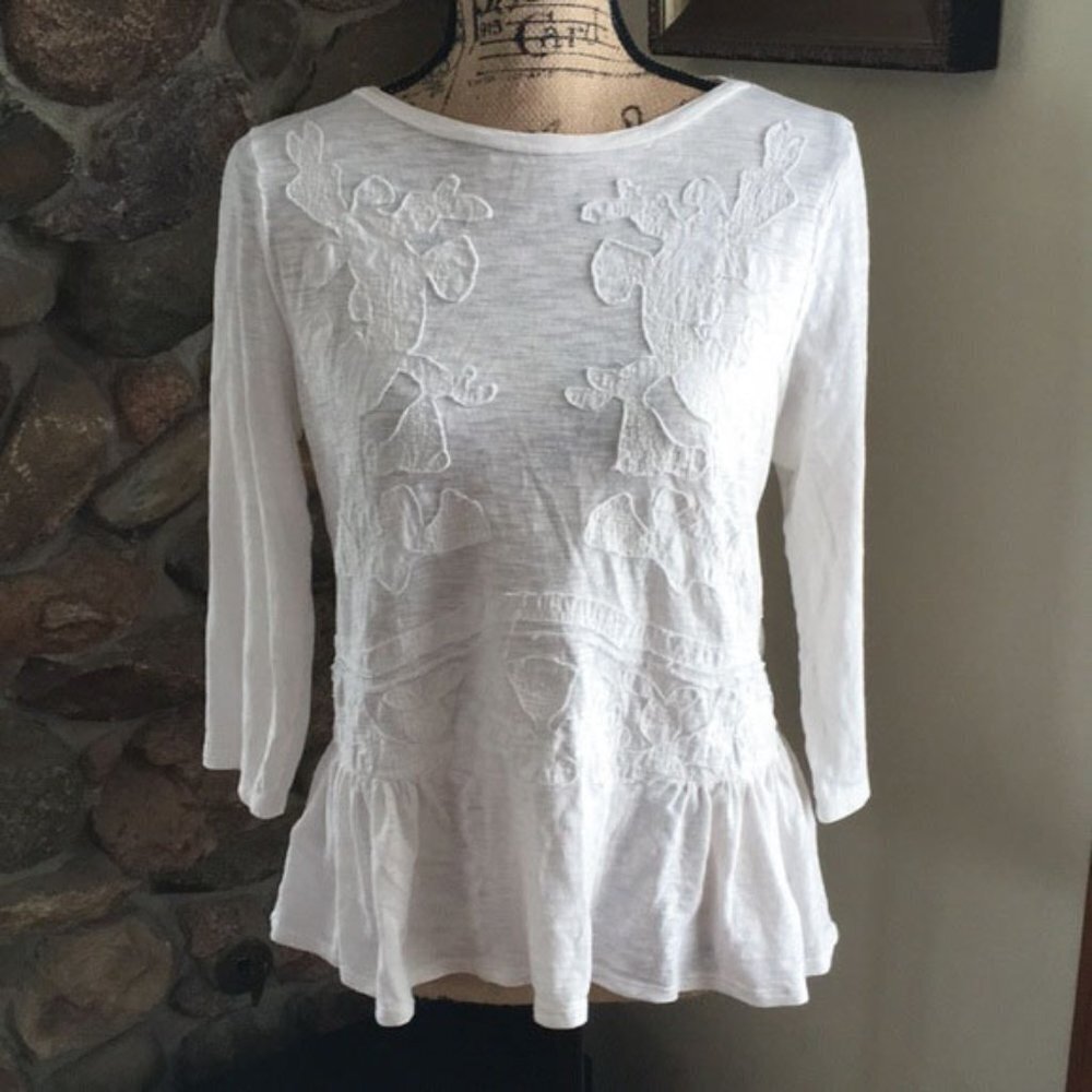 LOFT Appliqué Top